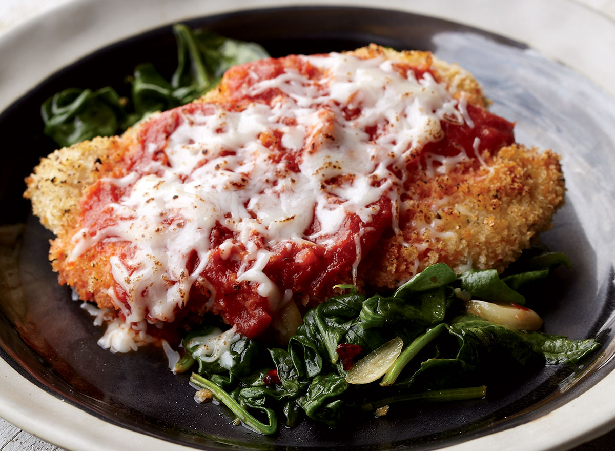 Healthy chicken parm